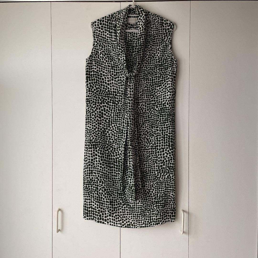 F StellaMcCartney ステラマッカートニー ドレス ワンピース 緑 グリーン GREEN ミドリ お呼ばれ デート オフィスカジュアル 食事会