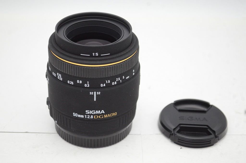 SIGMA シグマ 50mm F2.8 EX DG MACRO Canon キヤノン EFマウント 単焦点レンズ 250915m
