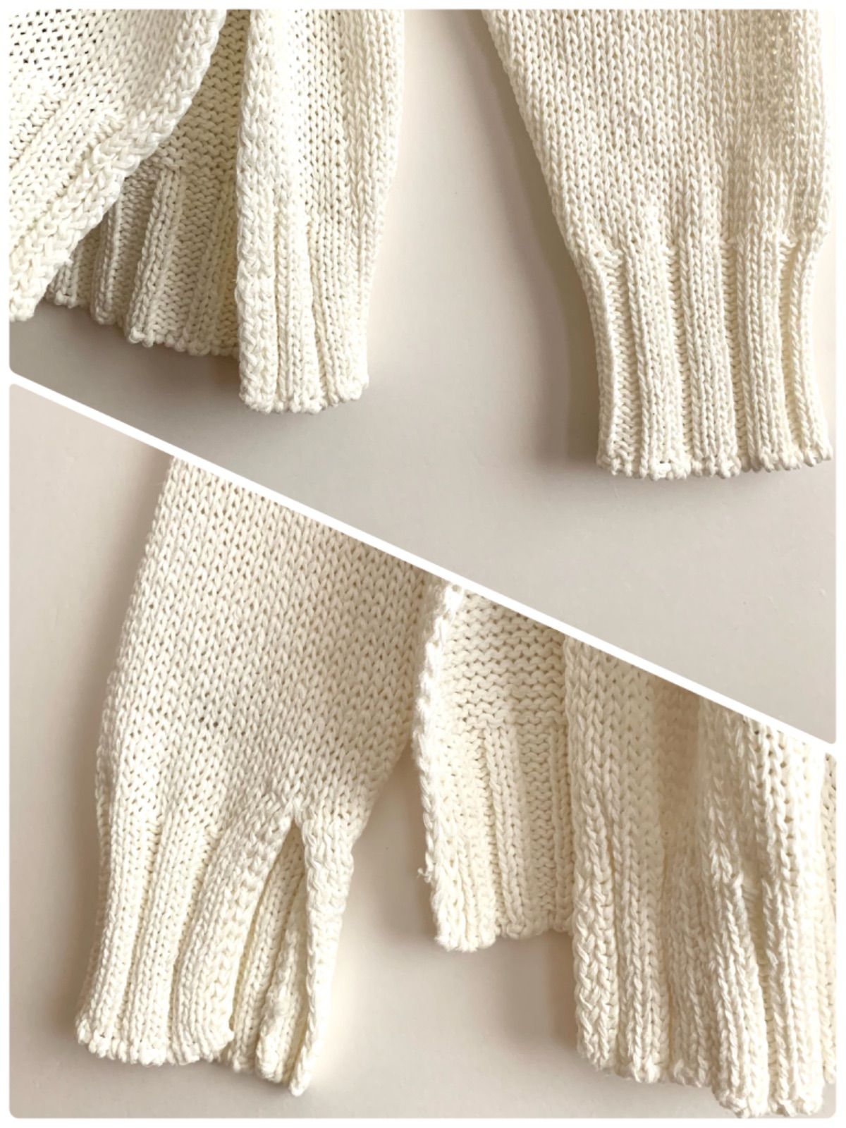 Saby サバイ INTARSIA C/N KNIT Hand Drowing By Tsuchida Ayumi 