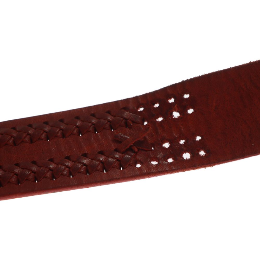 希少SUPREME 10SS Leather Belt レザー 編み込み ベルト 希少SUPREME 10SS Leather Belt レザー 編み込み ベルト