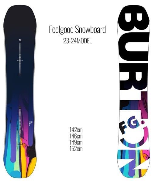 スノーボード 板 レディース BURTON 10691110960 Feelgood Snowboard