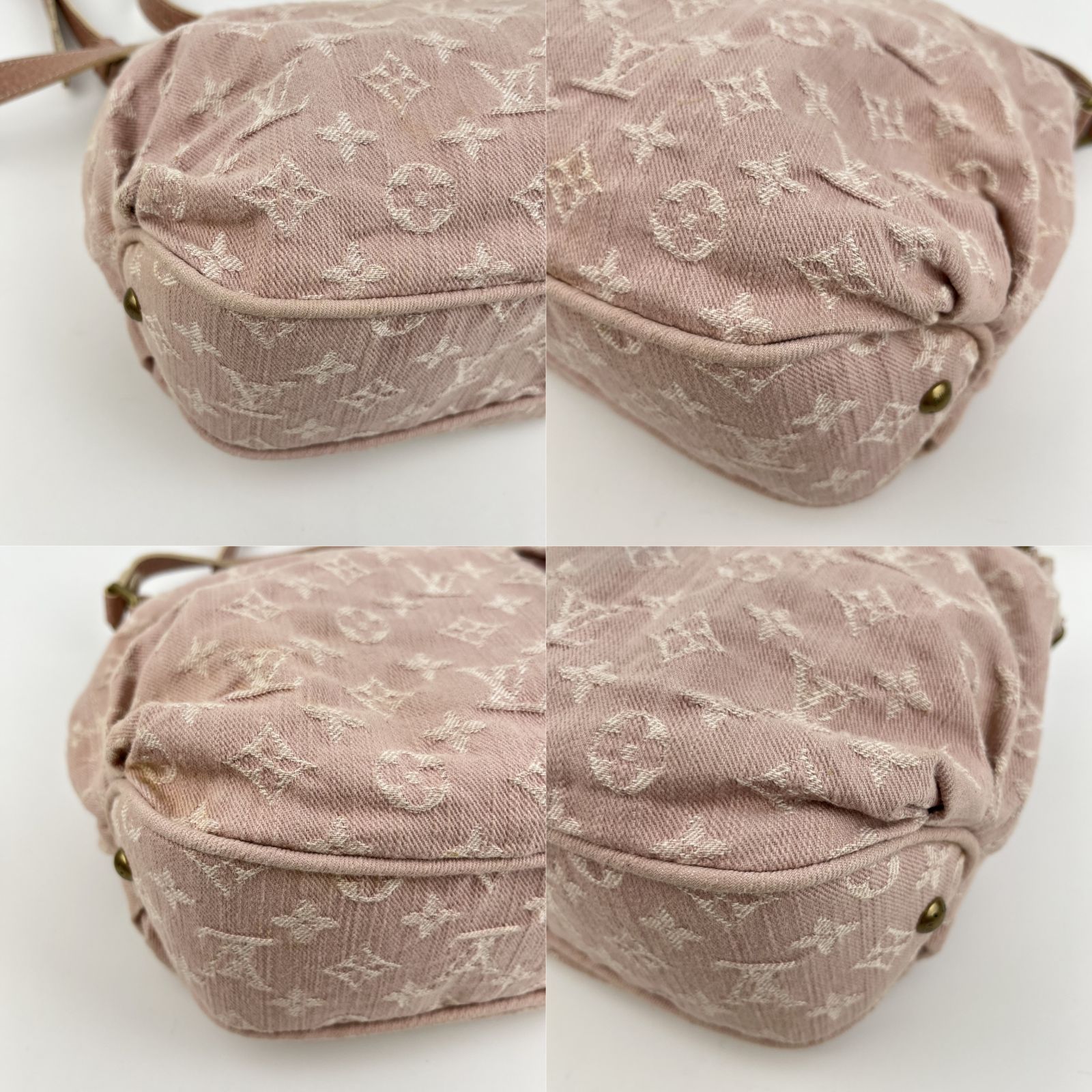 LOUIS VUITTON ルイヴィトン モノグラム デニム スライトリー カバン  