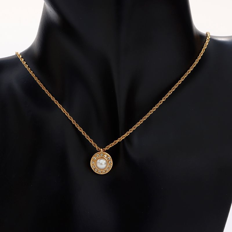 Christian Dior クリスチャンディオール ネックレス パール