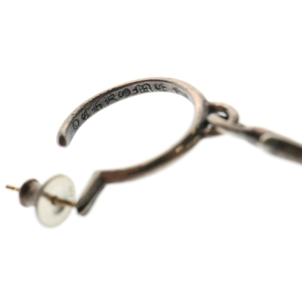 CHROME HEARTS タイニーCHクロス フープ ピアス シルバー 925 CHROME HEARTS クロムハーツ TINY CH CROSS タイニー クロス