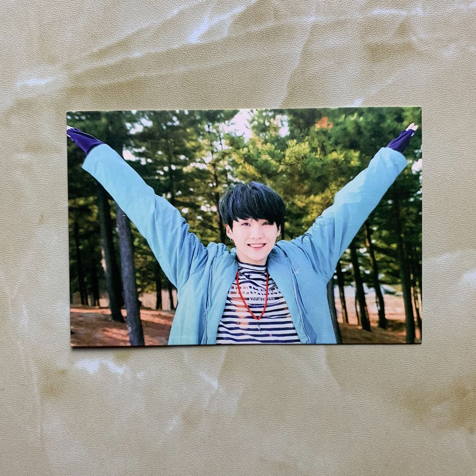 匿名配送 BTS 韓国 spring 2018 春の日 事前収録 サノク SUGA シュガ ユンギ フォトカード