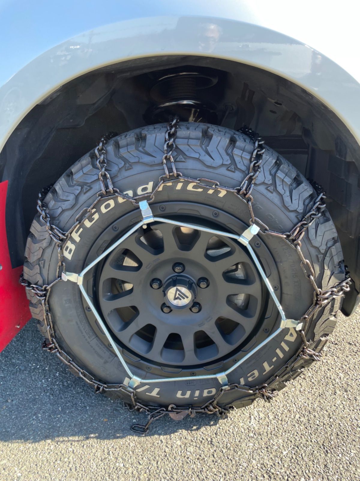 ジムニー225 80R15 タイヤチェーン バンド付き FFCRYSTALESIA_COM