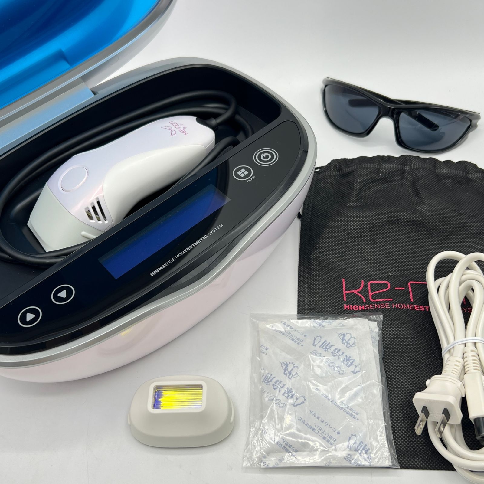 ケノン Ver.8.6 カートリッジ2点 ストロング スーパープレミアム2 脱毛器 kenon 本体