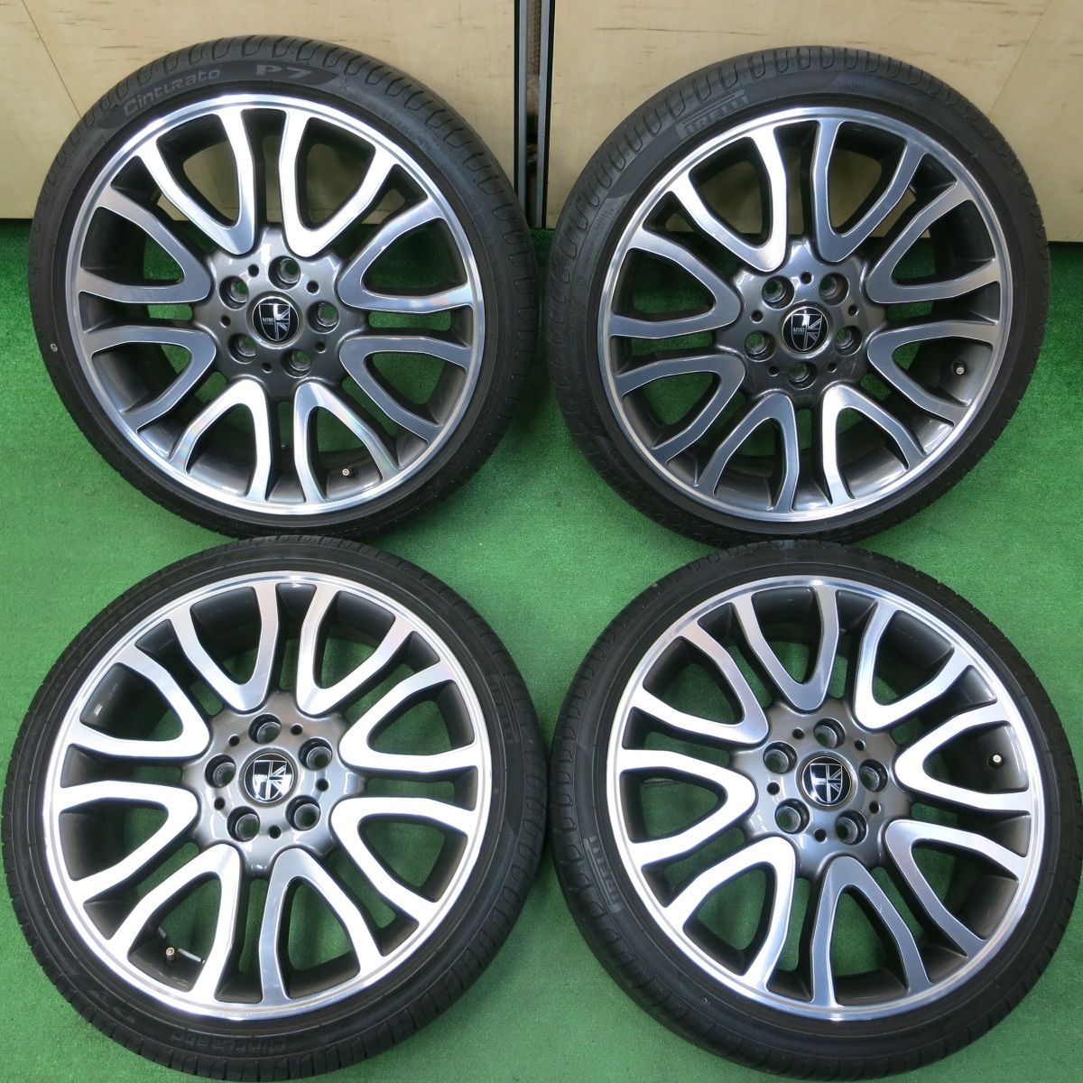 送料無料* バリ溝！9分☆MINI YOURS ミニ クーパーS 純正 205/40R18 ピレリ Cinturato P7 18インチ  PCD112/5H☆4033010イノ - メルカリ