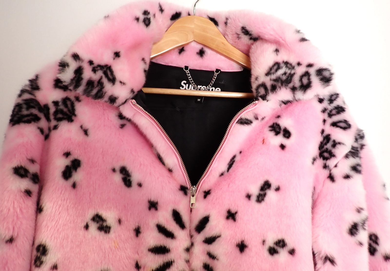 ジモティー割引有★【ジャングルジャングル岸和田店】SUPREME ジャケット Bandama Faux Fur Bomber Jacket　Mサイズ 南大阪 岸和田市 貝塚市 泉佐野市 和泉市 忠岡町 熊取町 Bandana Faux Fur Bomber Jacket | Supreme 21ss