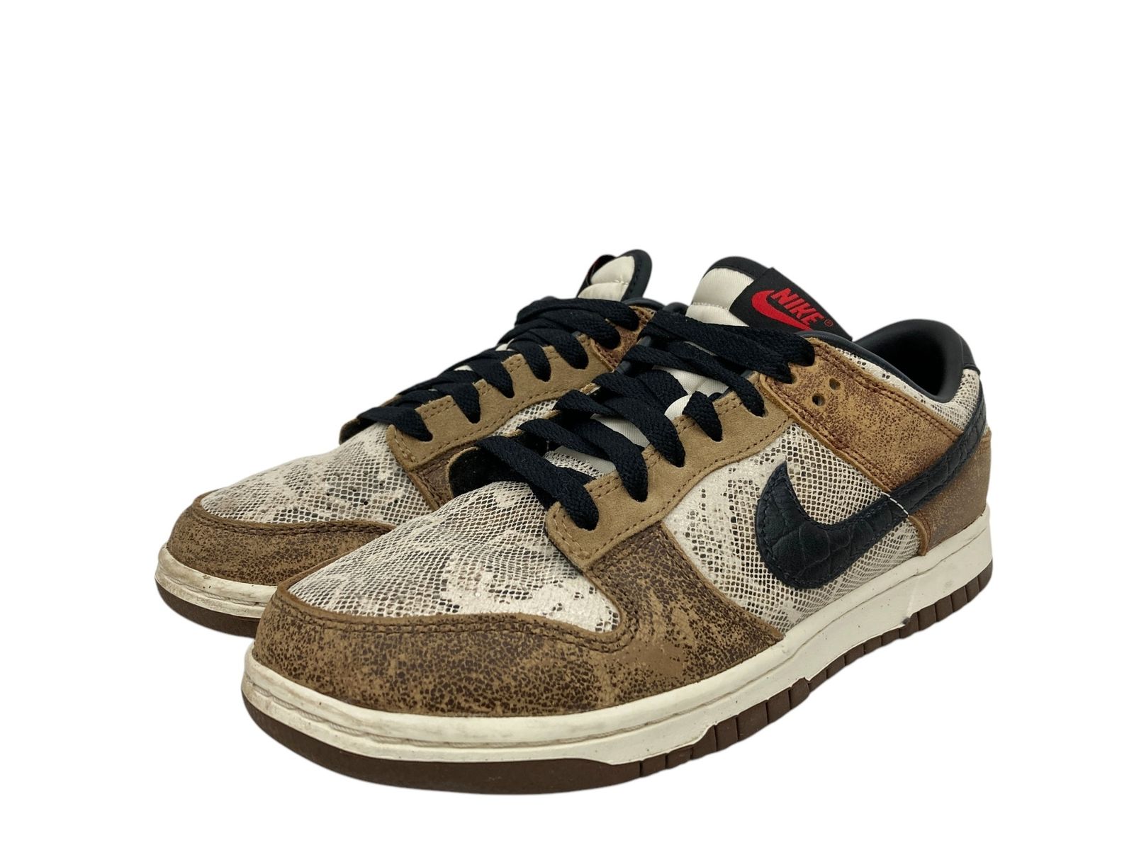 NIKE ナイキ DUNK LOW PREMIUM Head 2 Head ダンク ロー スニーカー FJ5434-120 25.5cm US7.5 ナチュラル|エールブラウン|ブラック メンズ|028