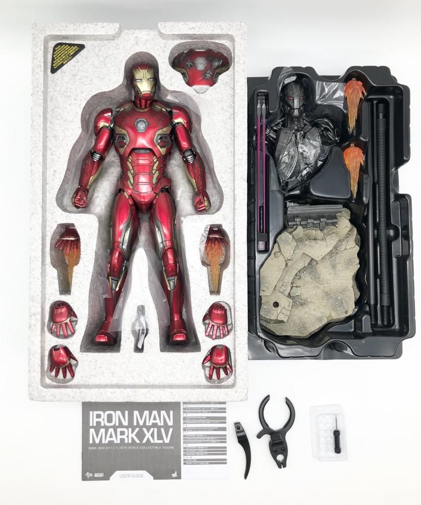 【中古】開封 ホットトイズ アベンジャーズ/エイジ･オブ･ウルトロン ムービー･マスターピースDIECAST 1/6 MM#300D11 アイアンマン･マーク45[17]