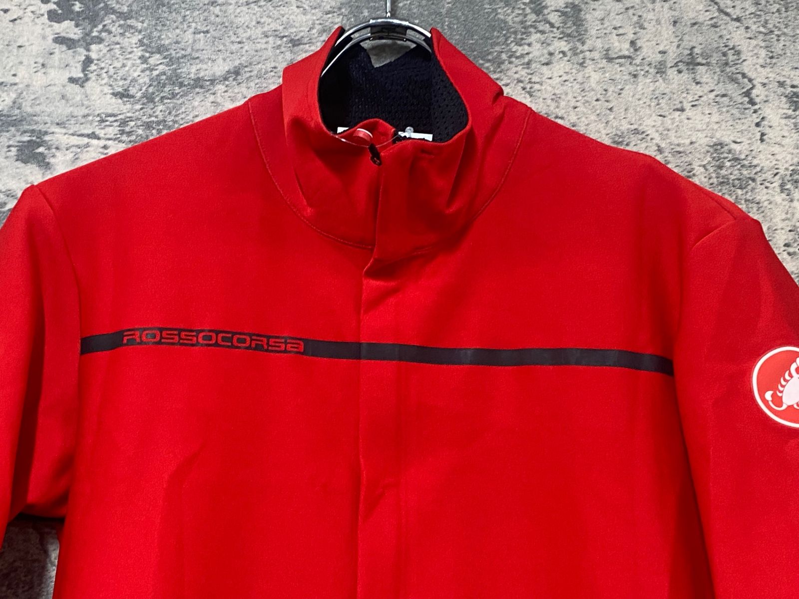 JH945 カステリ CASTELLI 節約 ROSSO CORSA 裏起毛 半袖 サイクル