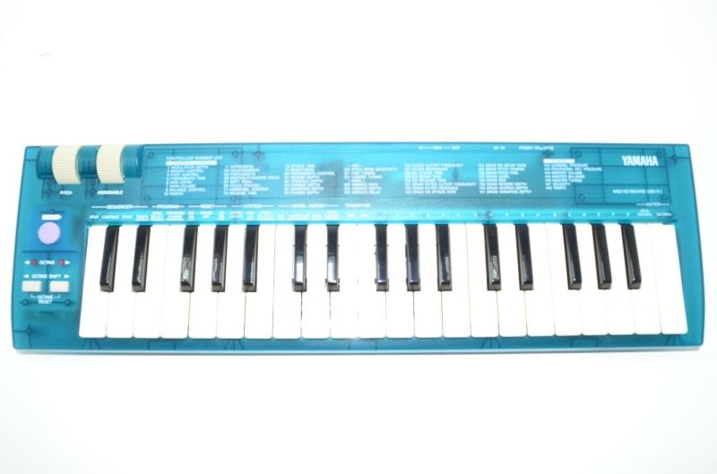 YAMAHA ヤマハ CBX-K1 MIDIキーボード ブルー系 37鍵 ミニ鍵盤 取扱説明書付き