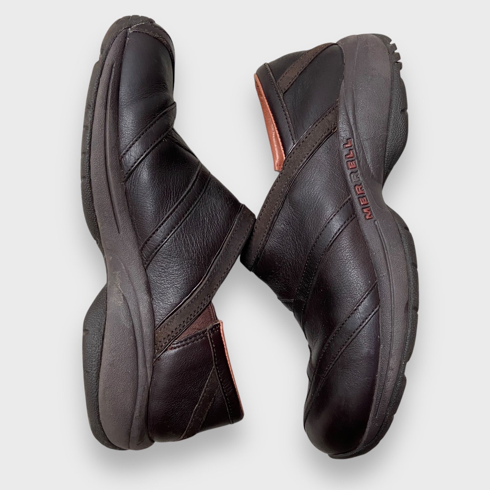 ☆MERRELL☆メレル☆レザースリッポン☆コンフォートシューズ 