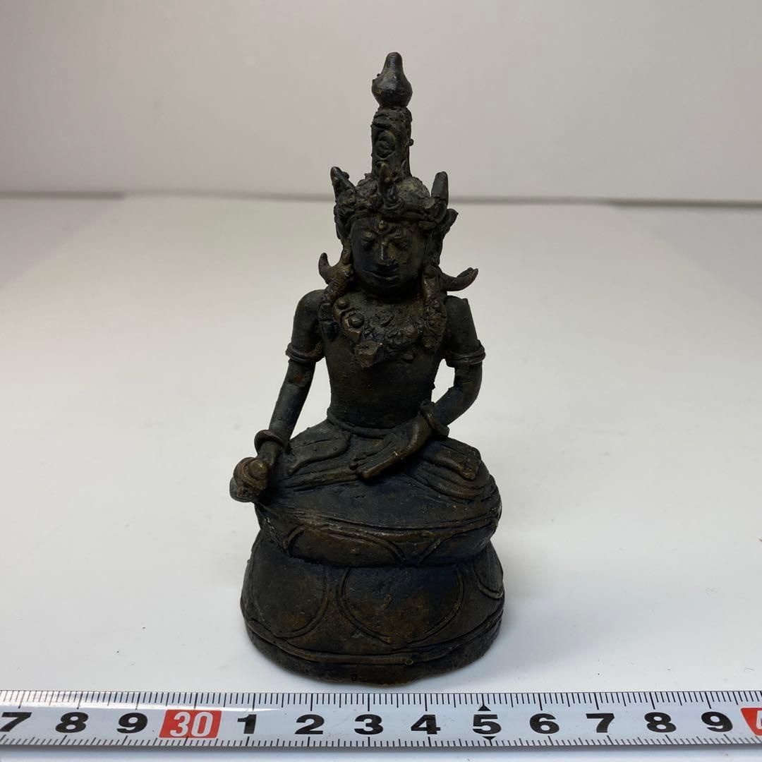 古銅 小仏 201g トヒル 東さ6-0221