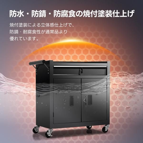 工具カートハンドル W76×D37×H75cm