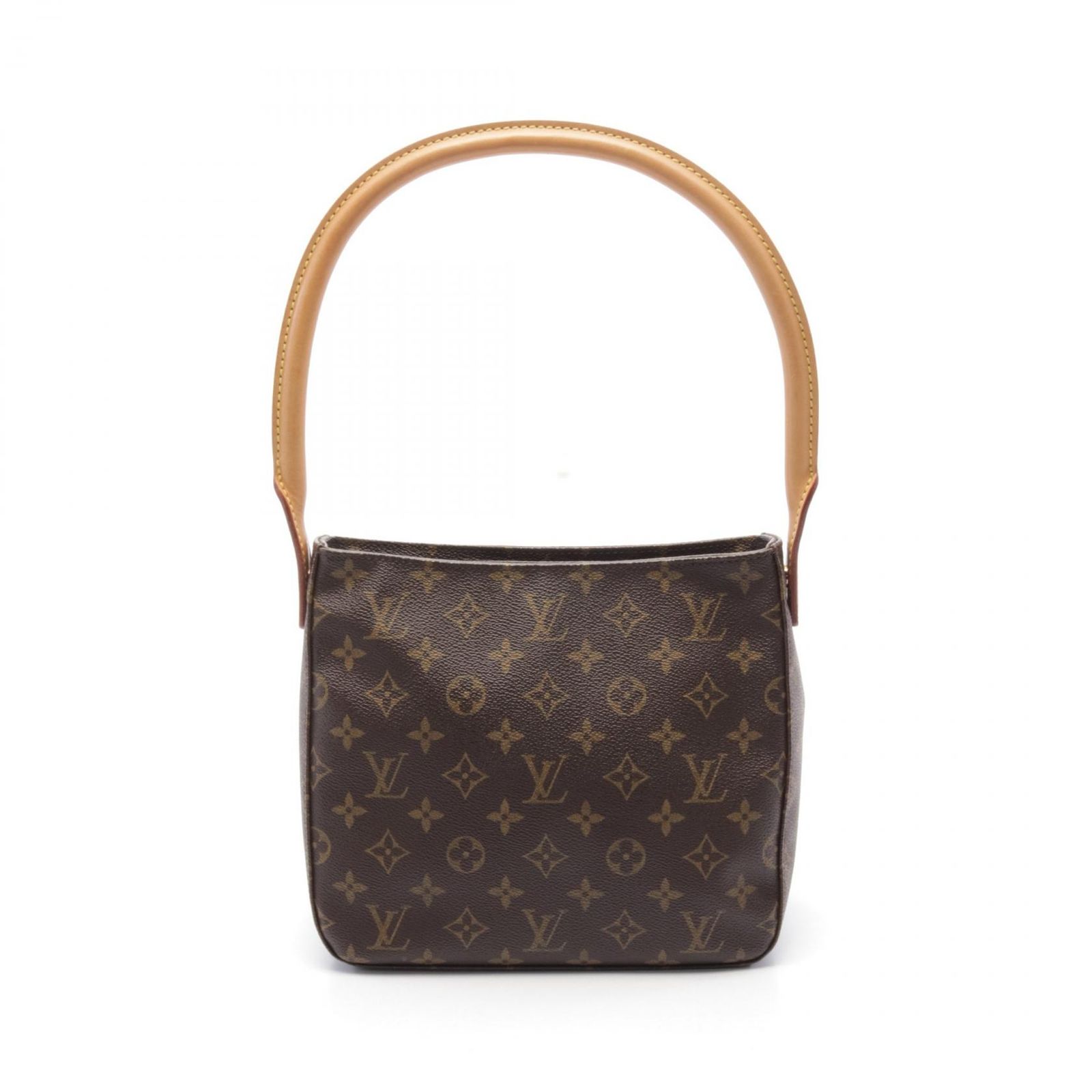 ルイ ヴィトン LOUIS VUITTON ショルダーバッグ ルーピングMM M51146 PVCコーティングキャンバス レザー ルーピングMM レディース Used B