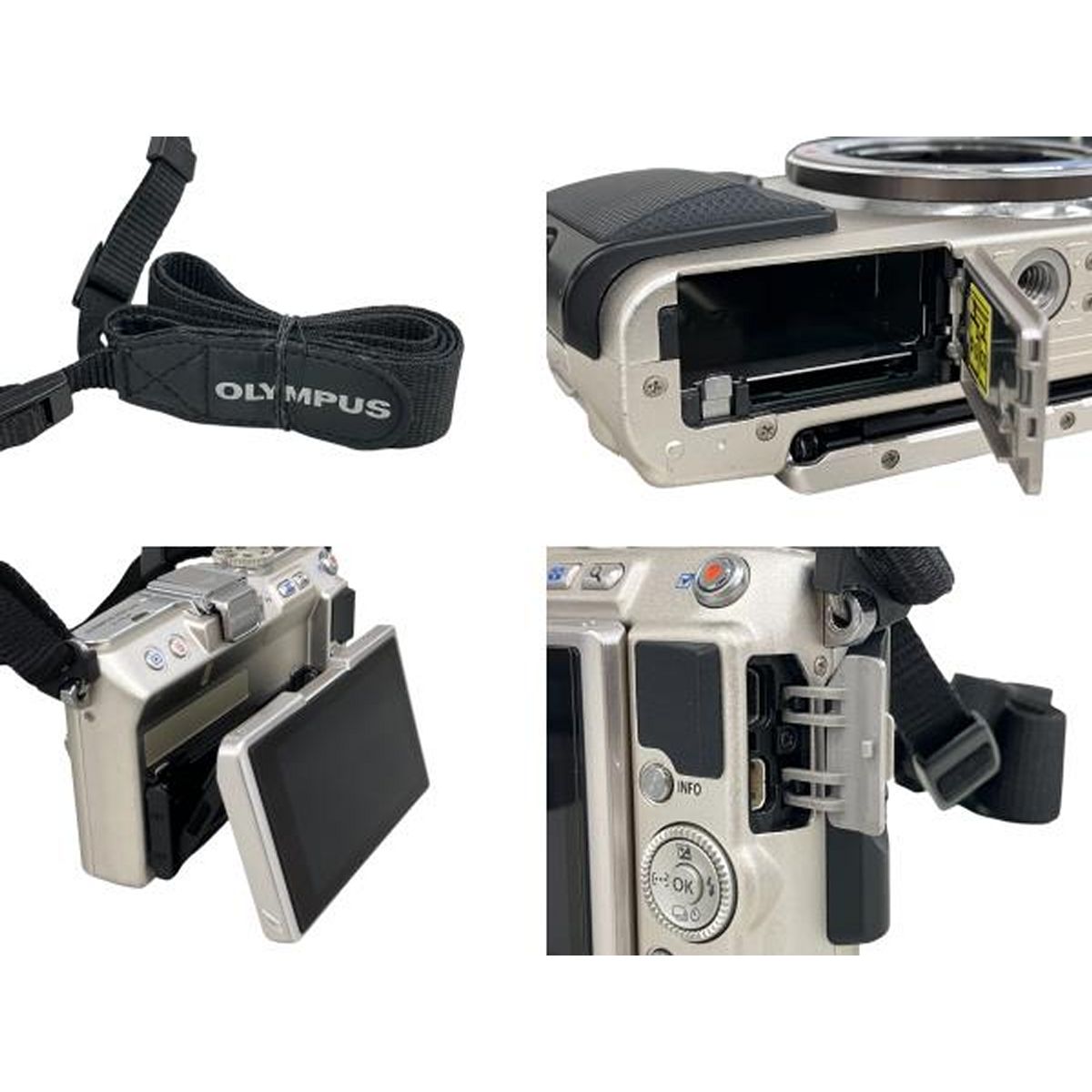 OLYMPUS PEN Lite E-PL6 ミラーレス一眼カメラ 　ジャンク OLYMPUS PEN Lite E-PL6 ミラーレス一眼カメラ ダブルズーム
