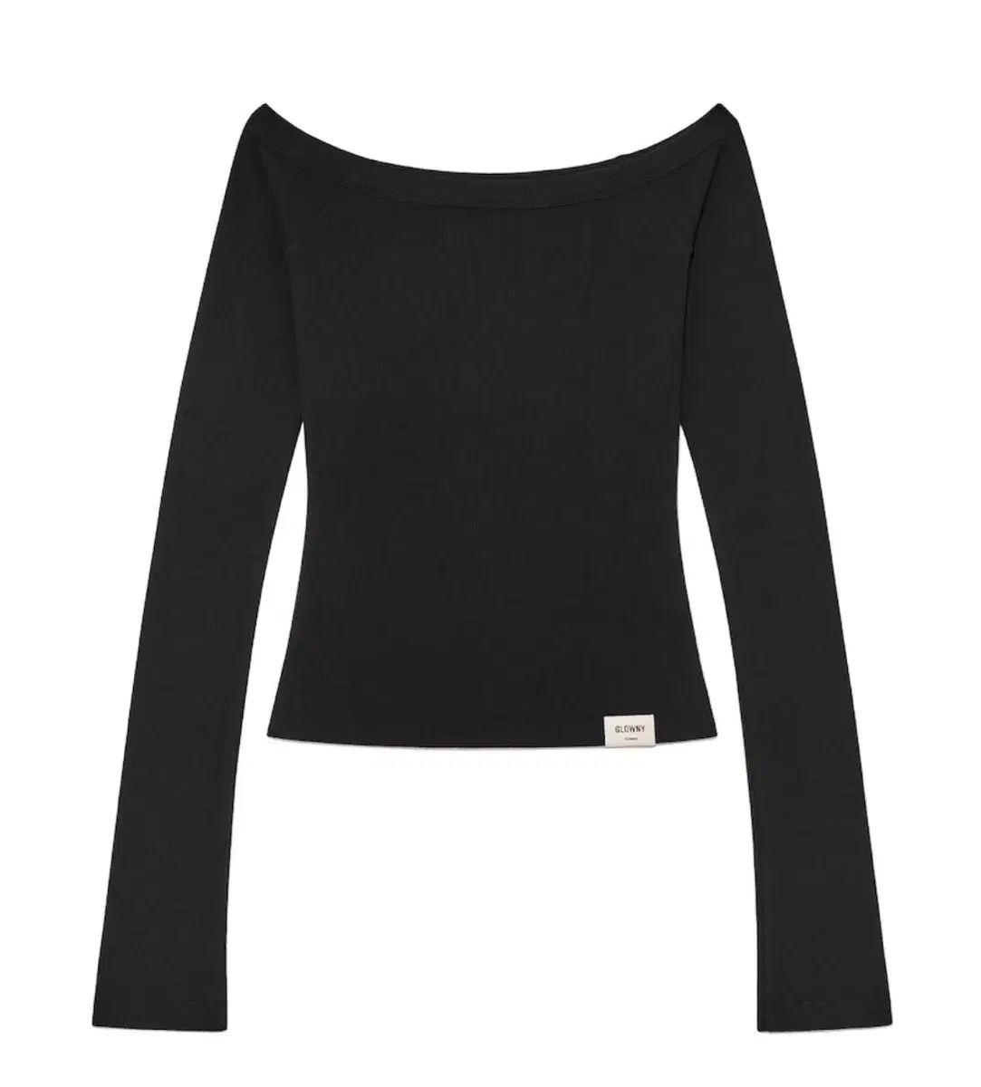 GLOWNY グロウニー G オフショルダー 長袖 黒