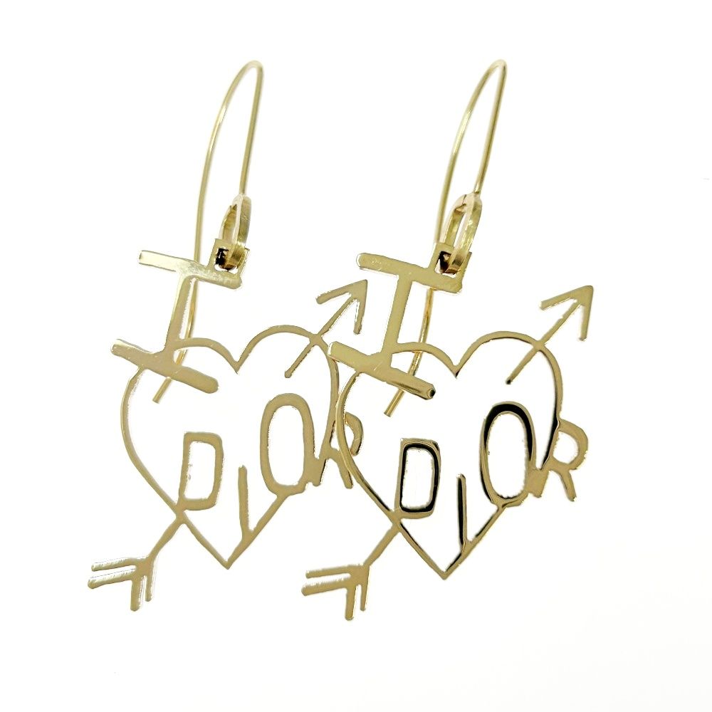 (希少)クリスチャンディオール　トロッターフックピアス　ロゴ トロッターロゴピアス シルバー ヴィンテージ|ディオール Dior