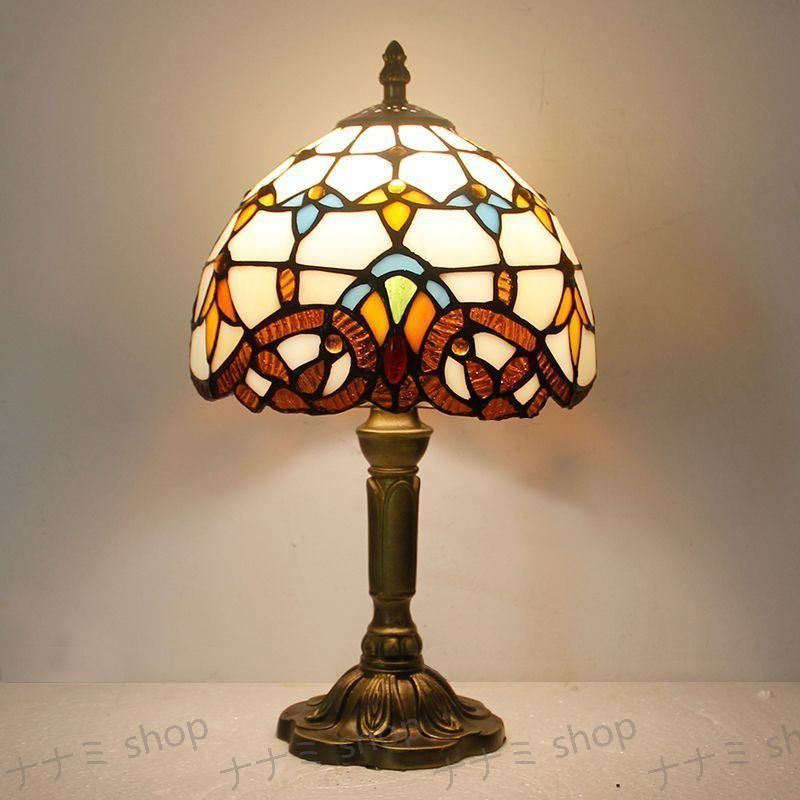 新品 LEDテーブルランプ ステンドグラス TIFFANY 照明クラシック