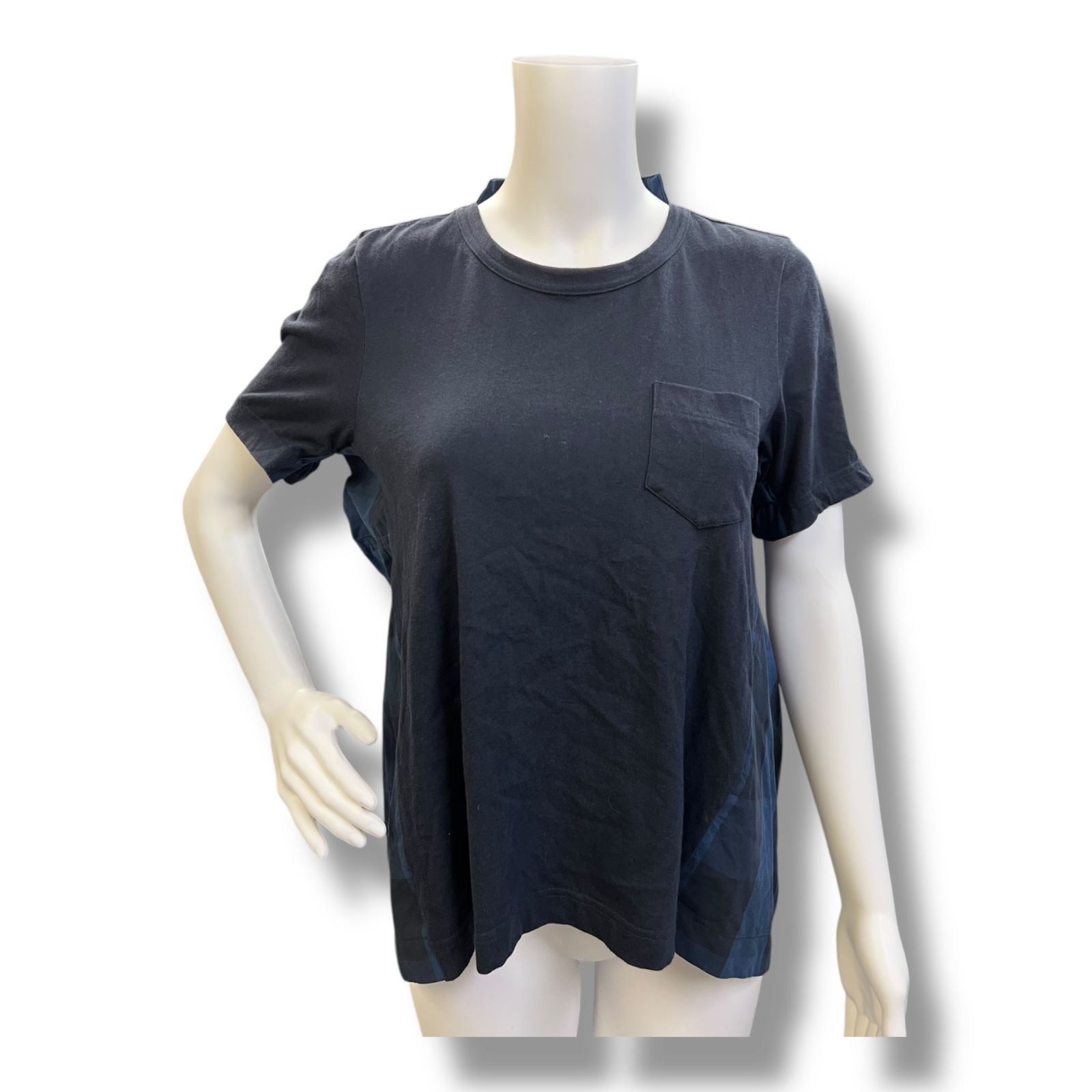 sacai Layered T-shirt レイヤードTシャツ 半袖カットソー チュニック