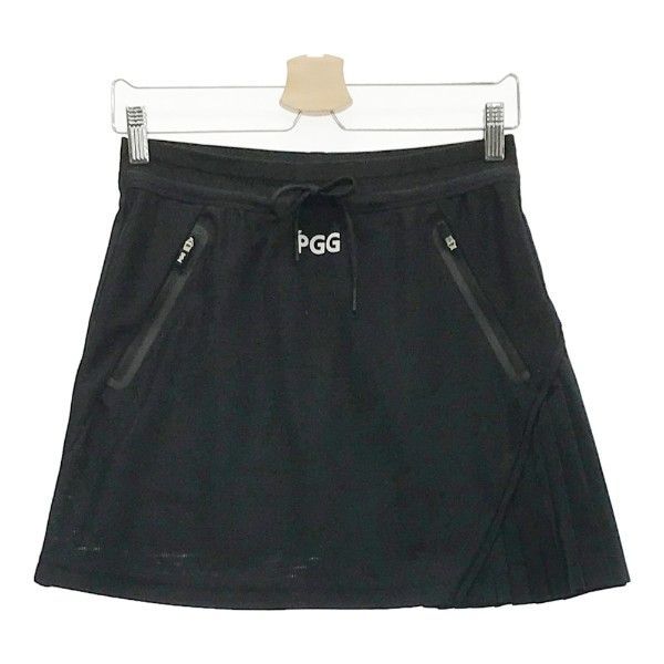 新品正規品【PGG/size1】高品質　パーリーゲイツ プリーツスカート PGG PEARLY GATES 2023年モデル プリーツ切替 スカート ブラック