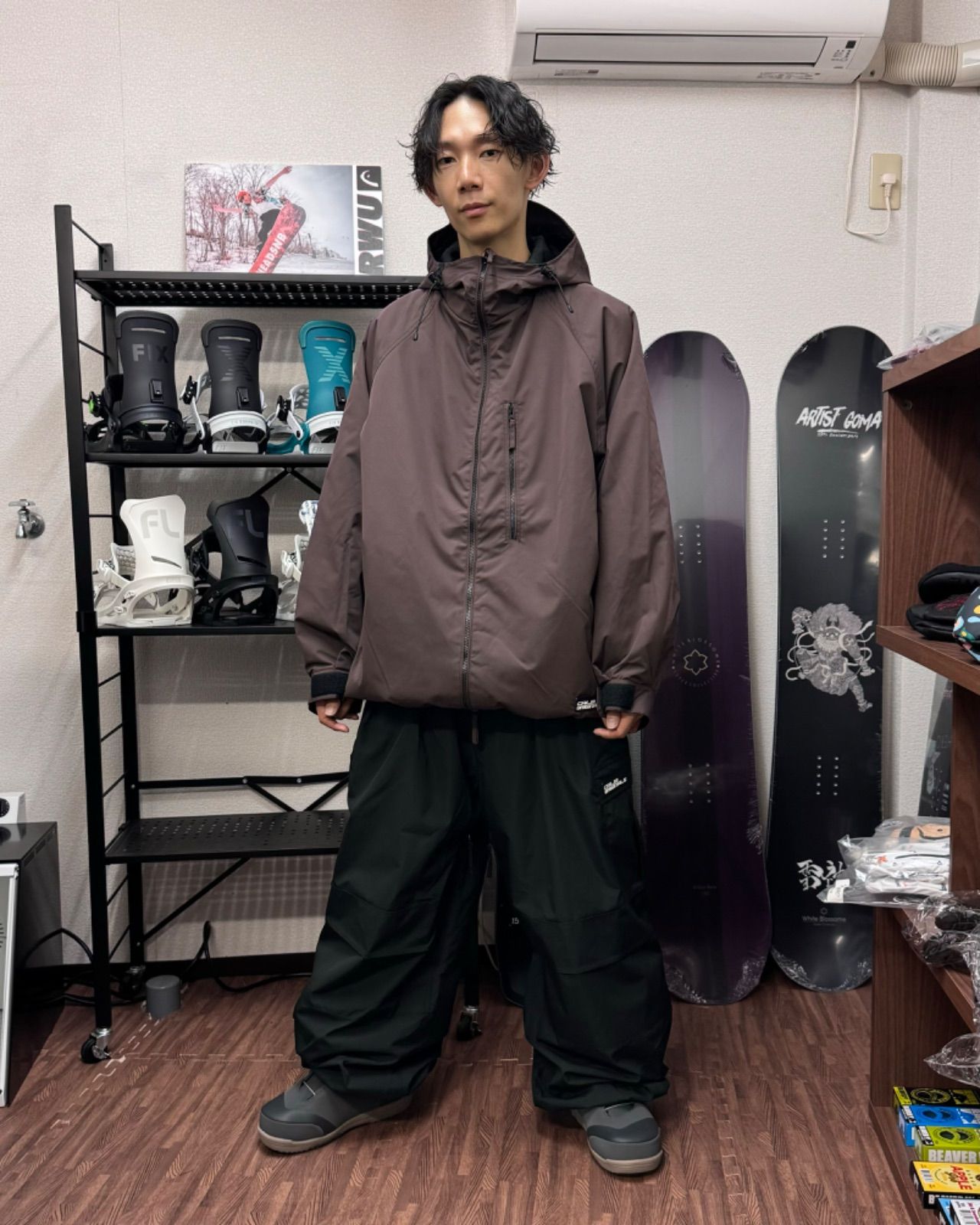 24-25 CALM ORIGINALS ウェアセット BROWN× BLACK