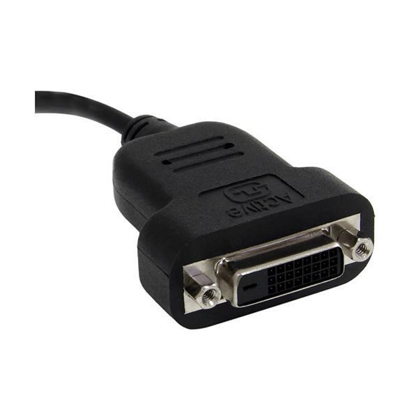 まとめ StarTech.com MiniDisplayPort-DVIアクティブ変換アダプタ Mini DisplayPort オス -DVI D メス MDP2DVIS 1個 ×3セット