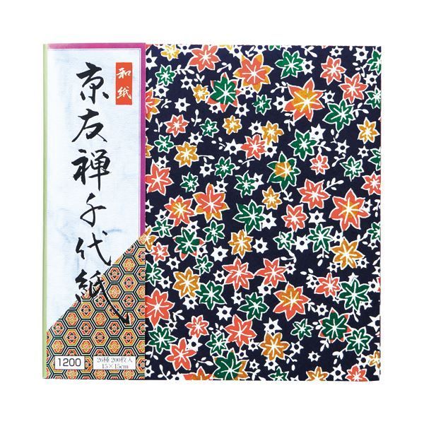 (まとめ) エヒメ紙工 京友禅千代紙150×150mm 26種 KY-12015