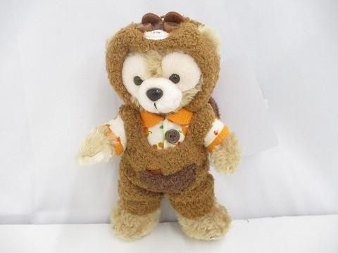 ディズニー ダッフィー 秋のぼうけん ぬいぐるみバッジ タグ付き