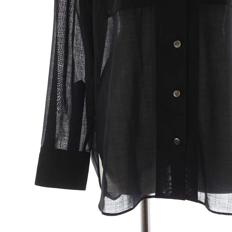 セオリー Theory 23SS AIRY SHIRTING NOTCH SHIRT シャツ シアー セオリー Theory 23SS AIRY SHIRTING NOTCH SHIRT シャツ シアー