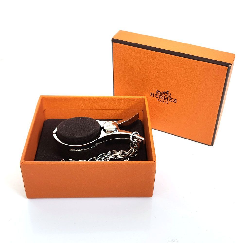 エルメス HERMES フィルー グローブホルダー - シルバー メタル 中古A