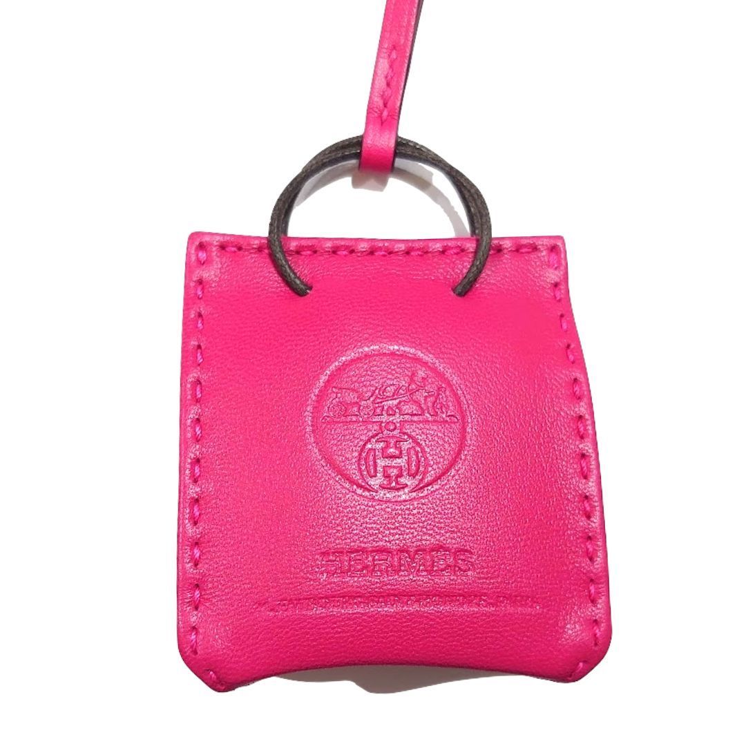 【美品】HERMES エルメス サックオランジュ ピンク キーホルダー チャーム 楽天市場】HERMES エルメス チャーム サックオランジュ SAC