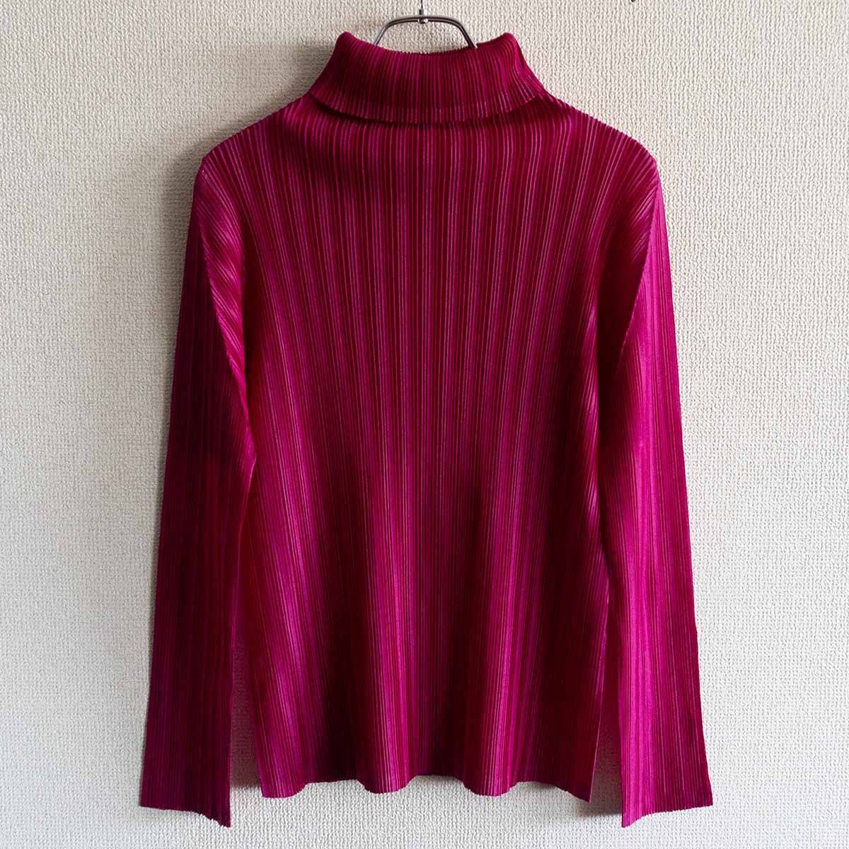 プリーツ プリーズ　ハイネックプリーツカットソー　イッセイミヤケ PLEATS PLEASE ISSEY MIYAKE プリーツプリーズ イッセイミヤケ