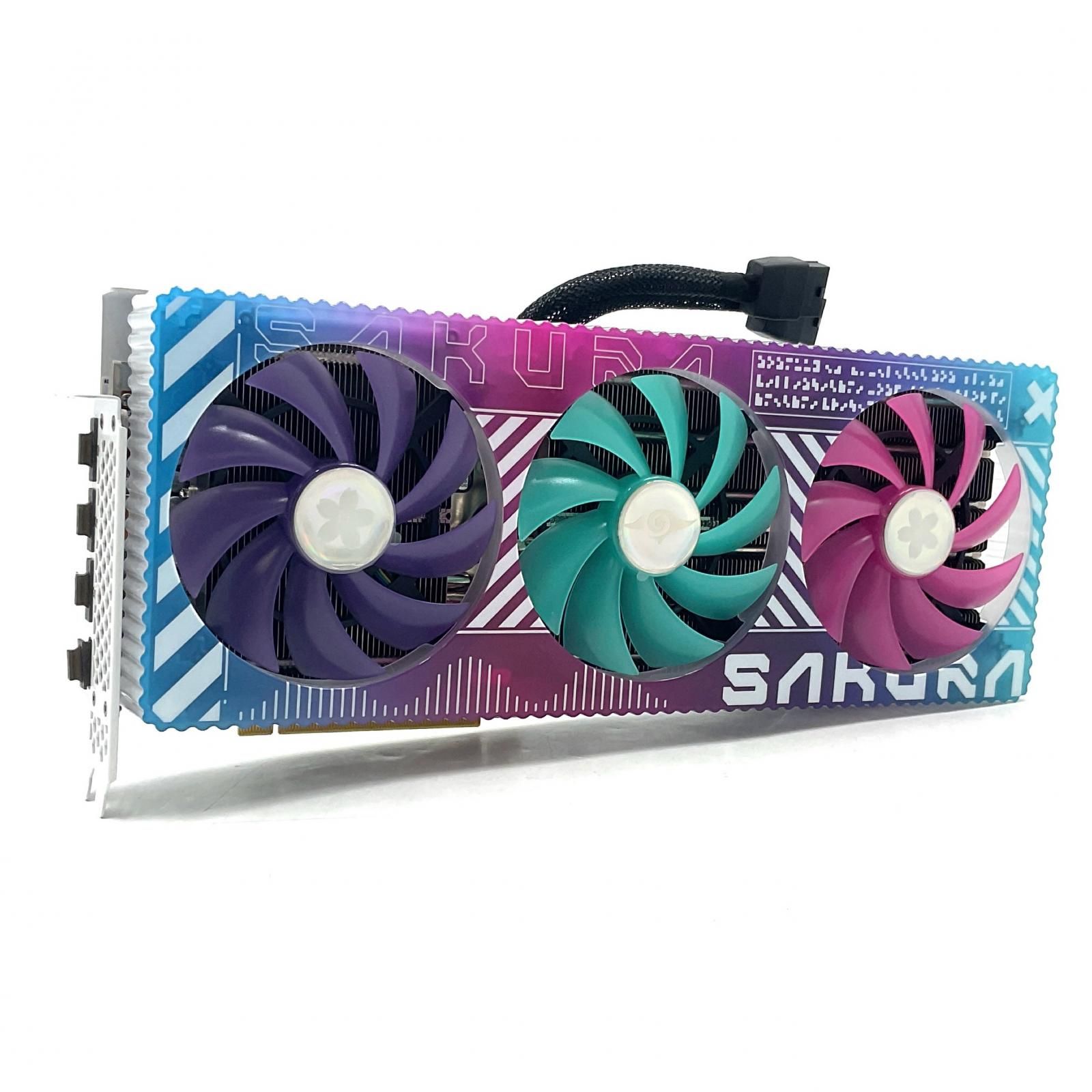 YESTON RTX4070Ti-12GB D6X櫻瞳水着Sugar 動作確認済 グラボ 【全額