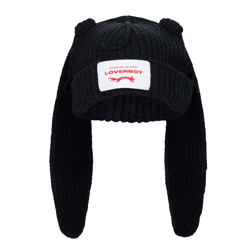 チャールズジェフリーラバーボーイ ニット帽 ウサギ耳 CHARLES JEFFREY LOVERBOY CHUNKY RABBIT BEANIE ビーニー うさぎ 兎 帽子 ユニセックス レディース