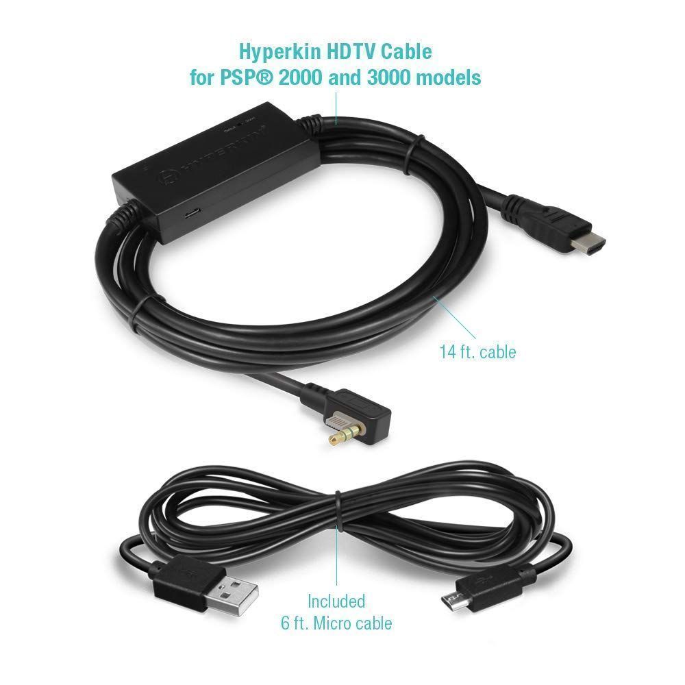 HYPERKIN HDMI変換ケーブル PSPR 2000 & 3000専用 HDTV CABLE For PSPR