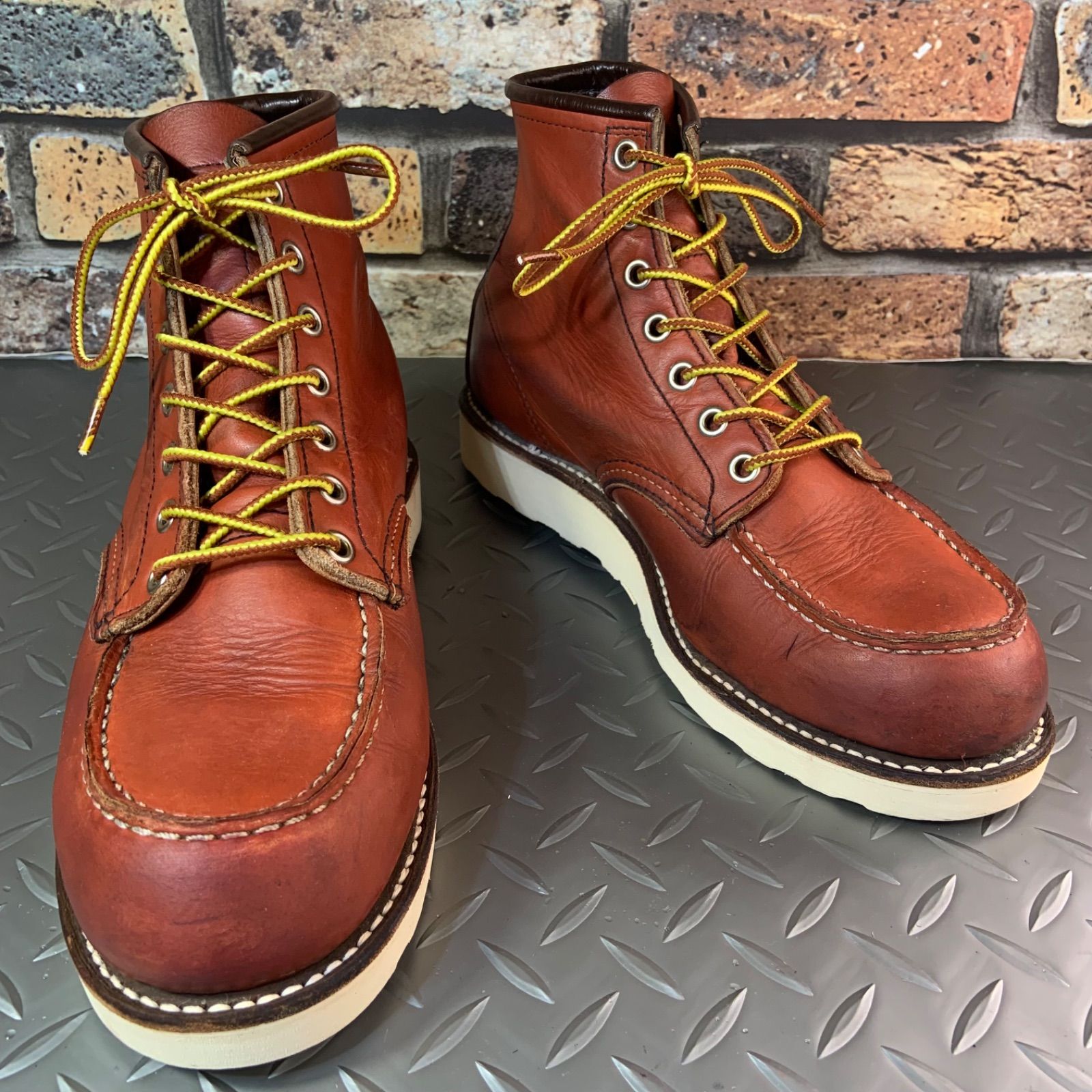 RED WING SHOES ブーツ 8131 USA 7 ☆REDWING 8131 モックトゥワークブーツ 欧米モデル 2011年製
