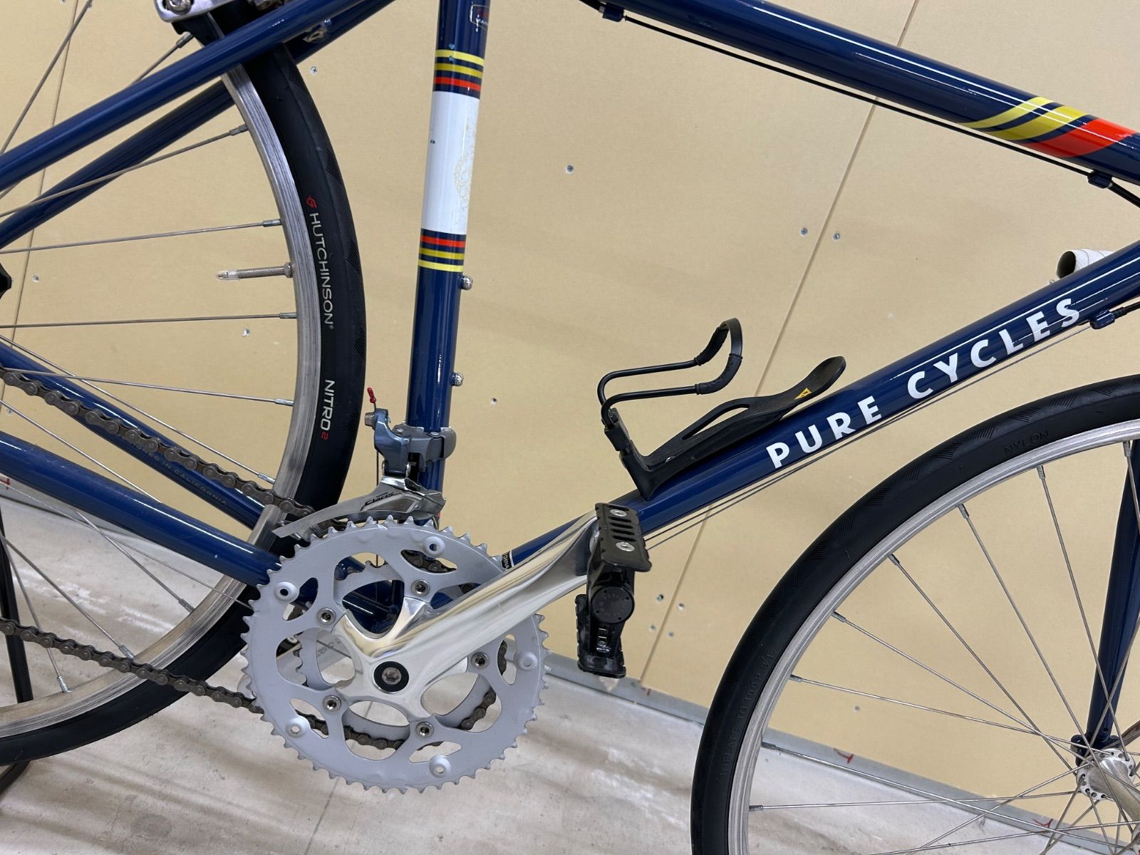 美品】Pure Cycles ピュアサイクル ロードバイク ブルー - メルカリ