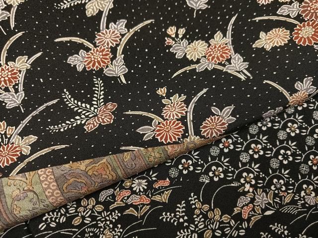 黒地 正絹