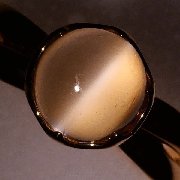 K18YG リング ring 指輪 10.5号 ムーンストーン 総重量約1.9g