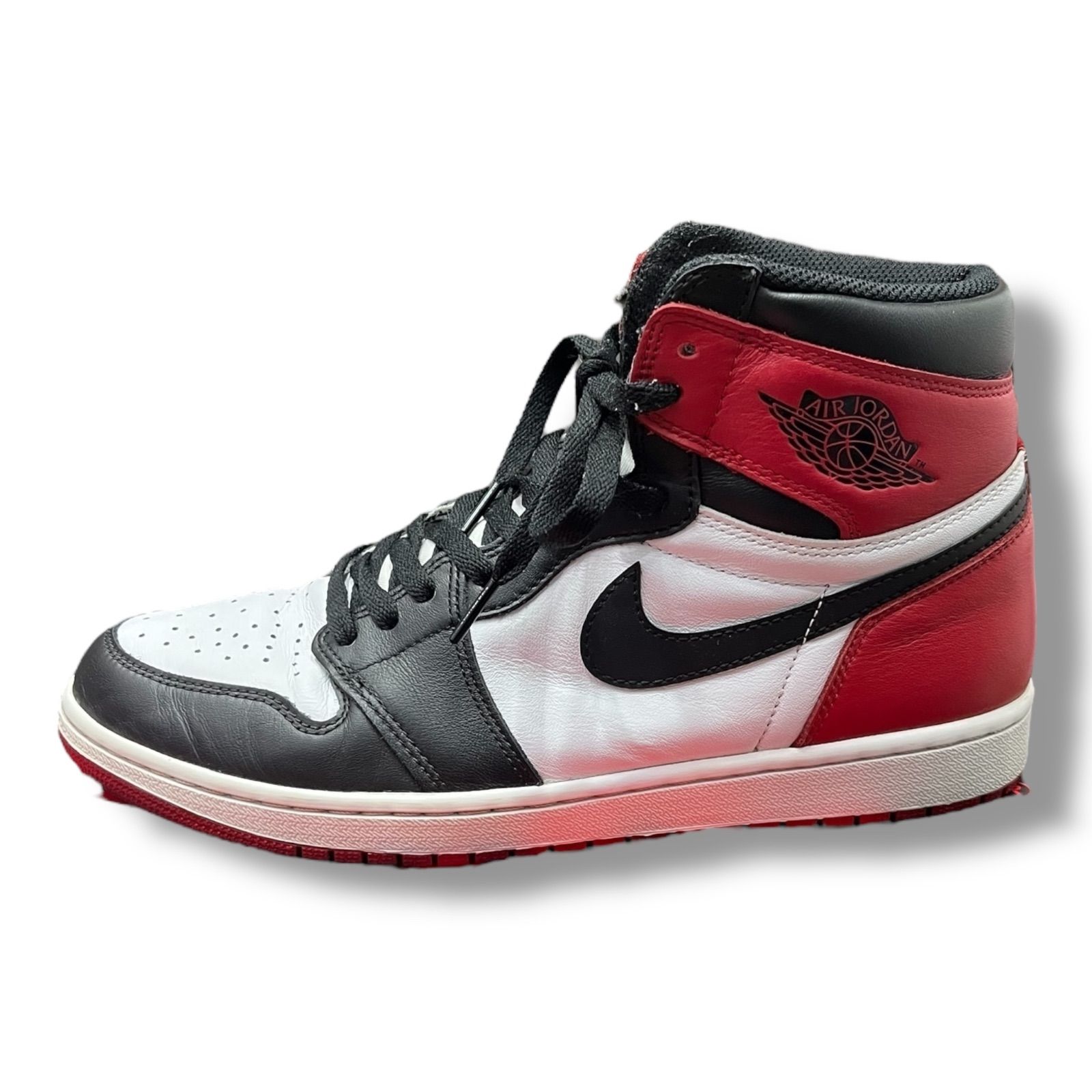 国内正規 NIKE Air Jordan 1 Retro High OG Black Toe ジョーダン1 スニーカー つま黒 555088-125 ナイキ  28.5cm 77605A1 - メルカリ