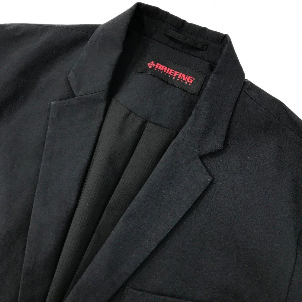 BRIEFING ブラック ブレザー WILL LOUNGE Sサイズ BRIEFING ブラック ブレザー WILL LOUNGE Sサイズ 【公式通販】