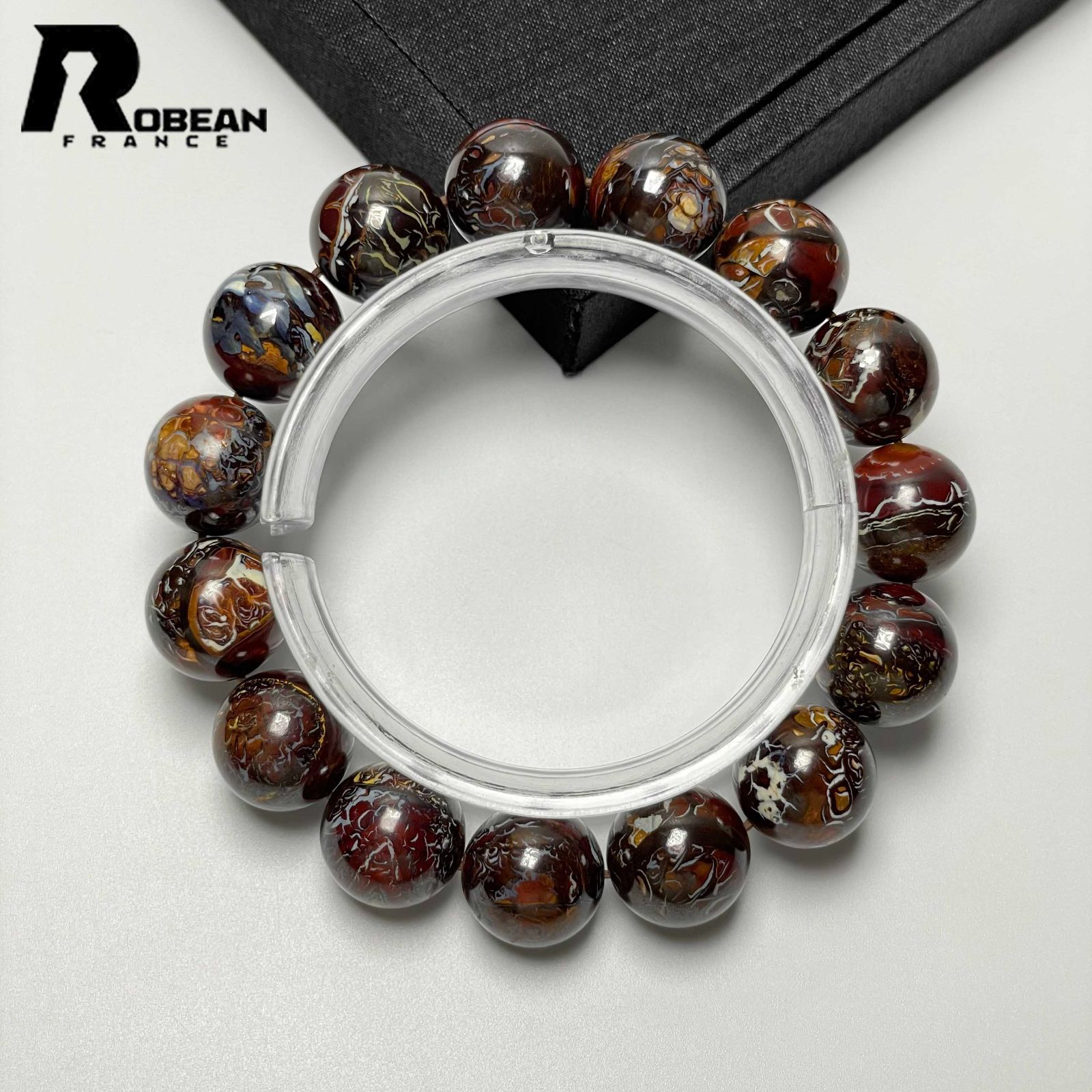 限定1個】 高級 EU製 ☆ROBEAN・ボルダーオパール☆ブレスレット 