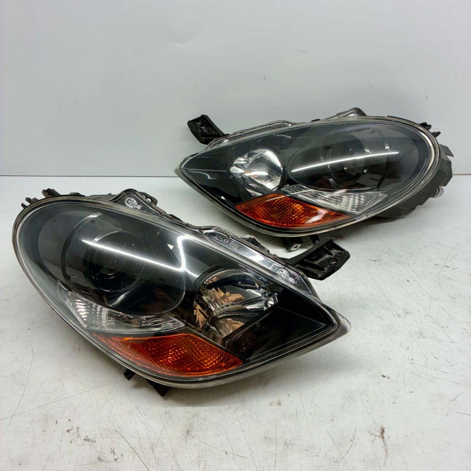 コーティング済 三菱 HA1W i I アイ ヘッドライト ヘッドランプ ヘッドレンズ ヘッド 左右セット LR ハロゲン STANLEY P4905 HCHR-555 印字 H P71479