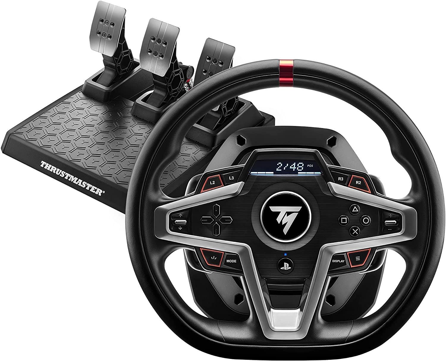 Thrustmaster T248 PC/PS4/PS5対応 レーシングコントローラー ハイブリッドフォースフィードバック 磁気パドルシフト 一年間保証輸入品