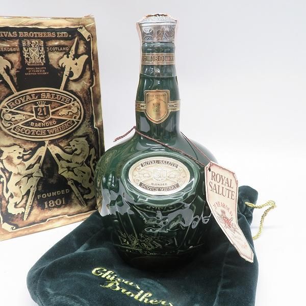 未開栓 ロイヤルサルート21年 2本 楽天市場】【未開栓】ROYAL SALUTE ロイヤルサルート 21年 茶