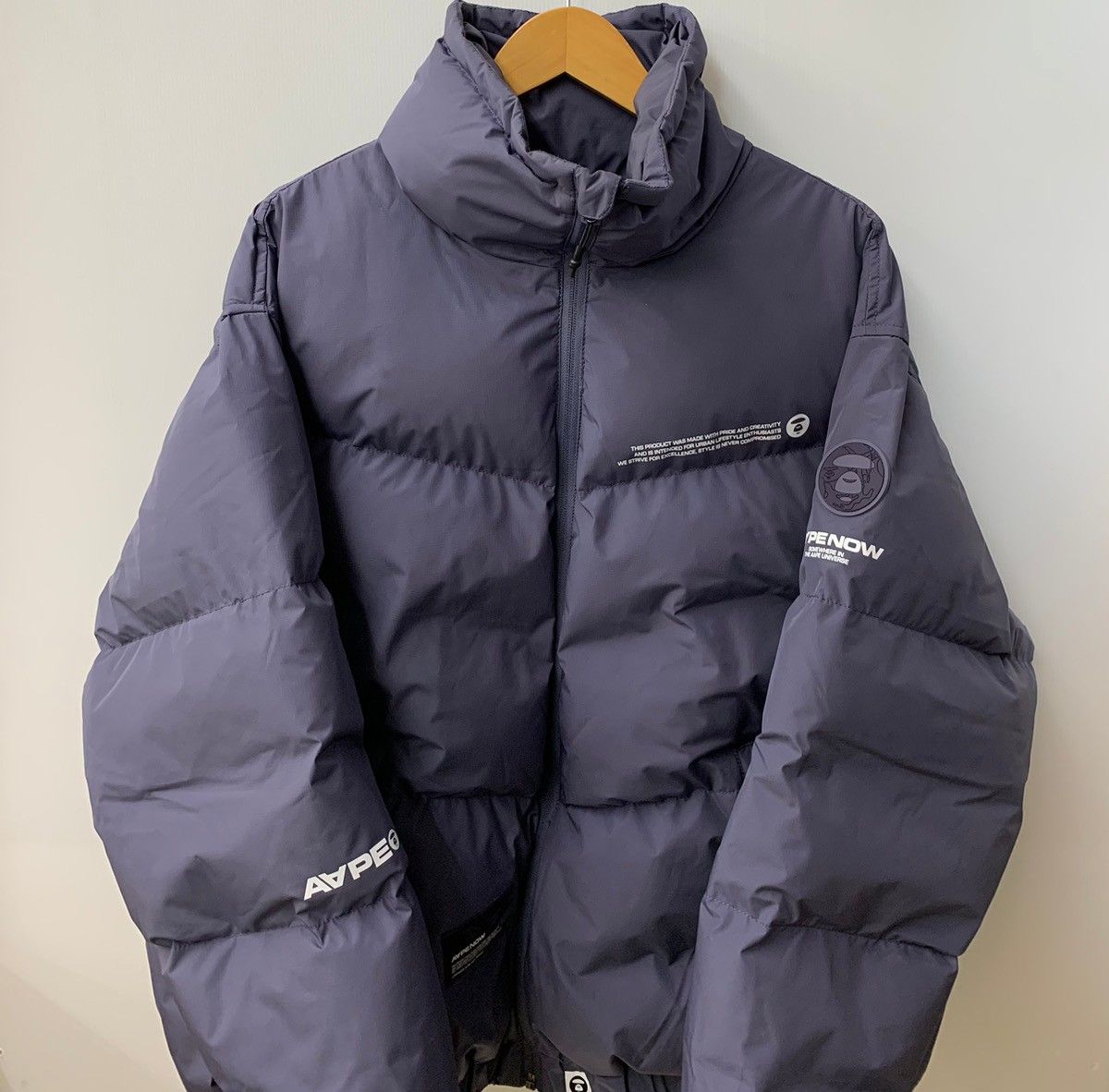 ア ベイシング エイプ A BATHING APE AAPE NOW JACKET 中綿ジャケット 