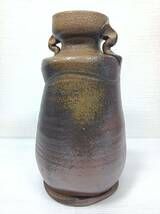 備前焼 耳付花入 花瓶 花器 フラワーベース 置物 華道具 花生 インテリア Amazon.co.jp: 備前焼 耳付花入（窯変） 【花器 花入 花瓶